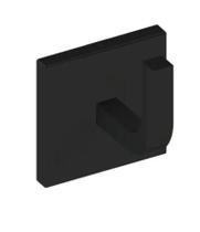 Cabide Reto Quada Preto Fosco - Crismoe