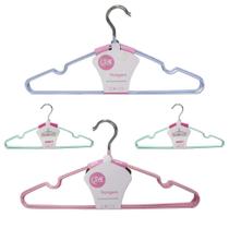 Cabide Roupa De Acrilico Com Cava Colors 5 Pecas 40X19Cm 3Mm Cabide Roupa De Acrilico Com Cava Colors 5 Pecas 40X19Cm 3Mm