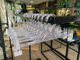 Cabide Saia Acrilico 10 unidades - Shopping das Lojas