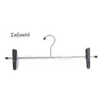 Cabide Saia Infantil Metal Cromado C/ Presilha 12 Peças Cabide Saia Infantil Metal Cromado C/ Presilha 12 Peças