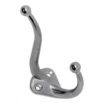 Cabide Silvana Grande Duplo Zincado 99239 Pacote Com 20 Pecas - Kit C/20 Pecas