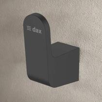 Cabide Simples para Banheiro DAX Iguaçu Preto - DAX-2060-IG-BL