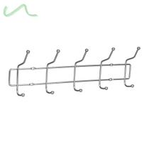 Cabide Suporte Metal Parede 5 Ganchos Roupas Bolsa Boné Cabide Suporte Metal Parede 5 Ganchos Roupas Bolsa Boné