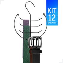 Cabide Suporte para Cintos e Gravatas - Toque de Classe para Seu Closet Cabide Suporte para Cintos e Gravatas - Toque de Classe para Seu Closet