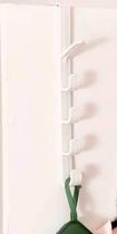 Cabide Suporte Para Porta Com 5 Ganchos Para Pendurar Da Porta/Bolsas/Chapéus/Acessórios