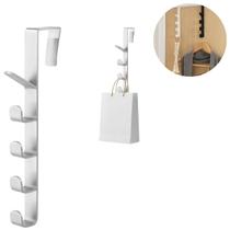 Cabide Suporte Para Porta com 5 Ganchos para Pendurar