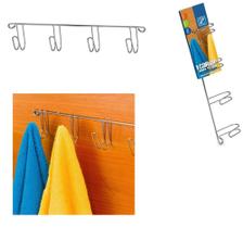 Cabide Suporte Para Toalha Roupa 4 Ganchos Cromado Forte - Arthi Cabide Suporte Para Toalha Roupa 4 Ganchos Cromado Forte - Arthi