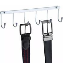 Cabide Suporte Porta Cintos E Gravatas Em Aço Cromado Fixo Cabide Suporte Porta Cintos E Gravatas Em Aço Cromado Fixo
