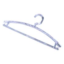 Cabide Transparente 41cm Luna Em Acrílico Organizador Roupas Casacos Vestidos Peças Adultas