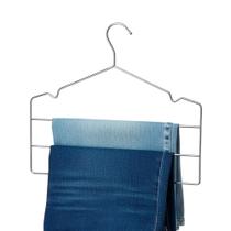 Cabide Triplo Aço Cromado Para Calça Kit 2 Peças - Arthi Cabide Triplo Aço Cromado Para Calça Kit 2 Peças - Arthi