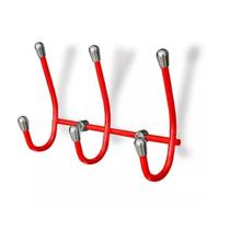 Cabide Triplo Vermelho Para Fixacao 180X130X65Mm Jomer Cabide Triplo Vermelho Para Fixacao 180X130X65Mm Jomer