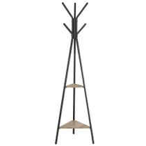 Cabide VASAGLE Freestanding com 2 prateleiras de estilo industrial