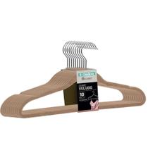 Cabide Veludo Bege C/10 Unidades KIT Cabide Veludo Bege C/10 Unidades KIT