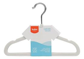 Cabide Veludo Infantil 5 unidades Bege 10641 Buba