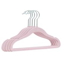 Cabide Veludo Infantil C/ 5 Peças Rosa PIMPOLHO 95641 Cabide Veludo Infantil C/ 5 Peças Rosa PIMPOLHO 95641