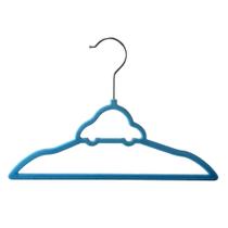 Cabide Veludo Infantil Ultrafino 1 Unidade Carro Azul Claro