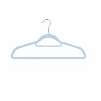 Cabide Veludo Slim Antideslizante para Roupas Adulto 3 Peças Cor:Azul Cabide Veludo Slim Antideslizante para Roupas Adulto 3 Peças Cor:Azul