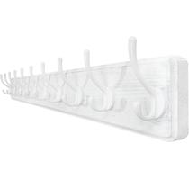 Cabide WEBI Wall Mount 10 ganchos 98 cm de madeira branca Cabide WEBI Wall Mount 10 ganchos 98 cm de madeira branca