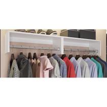 Cabideiro 1,20m De Parede Arara De Roupas Aereo Roupeiro