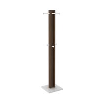Cabideiro 38,2x165,5x33 cm Nogal/Branco Tecnomobili Cabideiro 38,2x165,5x33 cm Nogal/Branco Tecnomobili