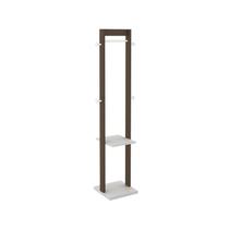 Cabideiro 43x165,5x33 cm Nogal/Branco Tecnomobili Cabideiro 43x165,5x33 cm Nogal/Branco Tecnomobili