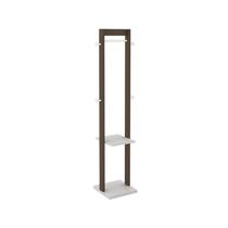 Cabideiro 43x165,5x33 cm Nogal/Branco Tecnomobili Cabideiro 43x165,5x33 cm Nogal/Branco Tecnomobili