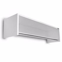 Cabideiro Arara De Parede Em Mdf Com Barra - Branco Cabideiro Arara De Parede Em Mdf Com Barra - Branco
