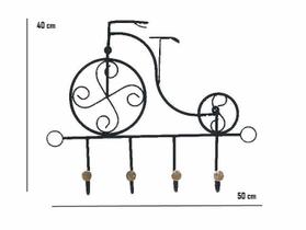 cabideiro cabide ferro BIKE GANCHOS suporte parede pendurador bolsas roupas toalhas banheiro cozinha quarto