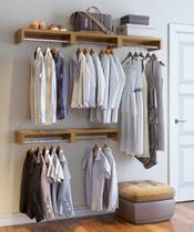 Cabideiro Closet 60cm Imbuia