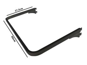 Cabideiro Closet Aramado para trilho Cor Do Produto Epoxi:PretoMedidas:90 Cm