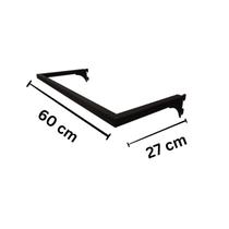 Cabideiro Closet Modular - 60 cm Preto Cabideiro Closet Modular - 60 cm Preto