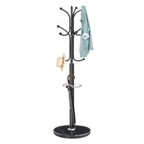 Cabideiro de Metal ZOZOE 178 cm com 12 Ganchos e Base de Mármore Cabideiro de Metal ZOZOE 178 cm com 12 Ganchos e Base de Mármore