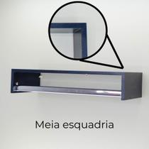 Cabideiro de Parede Arara Area De Serviço nicho Preto 80cm