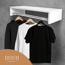 Cabideiro De Parede Arara Para Roupa Decorativa Organizador