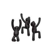 Cabideiro De Parede Buddy Preto - Umbra