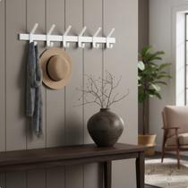 Cabideiro de Parede Porta Roupas 6 Ganchos Metálico Moderno Cabideiro de Parede Porta Roupas 6 Ganchos Metálico Moderno