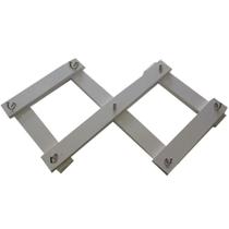 Cabideiro de Parede Sanfona Trovarelli Branco - Móveis Trovarelli