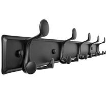 Cabideiro de Parede SKOLOO 76 cm com 15 Ganchos Preto Fosco Cabideiro de Parede SKOLOO 76 cm com 15 Ganchos Preto Fosco