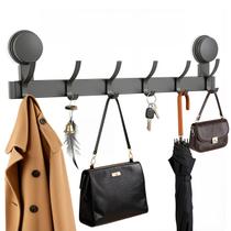 Cabideiro de Parede XXKMDXW com 6 Ganchos e Ventosas 42 x 12 cm