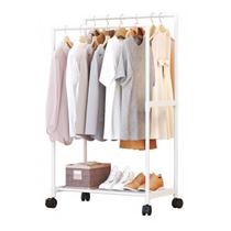 Cabideiro De Roupas Arara Dupla Com Sapateira Ke Home