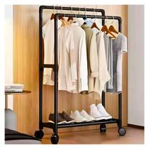 Cabideiro De Roupas Arara Dupla Com Sapateira Ke home