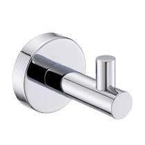 Cabideiro drop simples de parede em aço inox cromado dpace4510