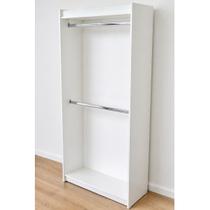 Cabideiro Duplo 100% Mdf Branco - Suprema Móveis Cabideiro Duplo 100% Mdf Branco - Suprema Móveis