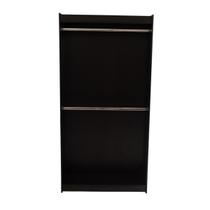 Cabideiro Duplo 100% Mdf Preto - Suprema Móveis