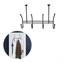 Cabideiro Duplo - Pendurador de Porta 8 Ganchos - Multiuso