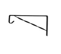 Cabideiro Estilo Colonial Prateleira Arara Roupa 30cm Preto