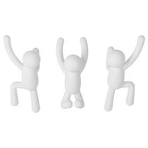 Cabideiro / Ganchos de Parede BUDDY (3 un) Branco - Umbra Cabideiro / Ganchos de Parede BUDDY (3 un) Branco - Umbra