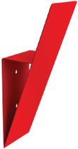 Cabideiro Individuale Estrutura Aco Pintado Vermelho 43 cm (ALT) - 40674