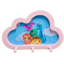 Cabideiro Infantil Nuvem Dino Baby Juntos Cabideiro Infantil Nuvem Dino Baby Juntos