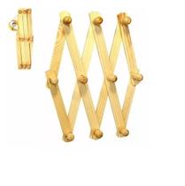 Cabideiro Madeira Cabide Sanfonado 10 Gancho Kit 2 Unidade Cabideiro Madeira Cabide Sanfonado 10 Gancho Kit 2 Unidade